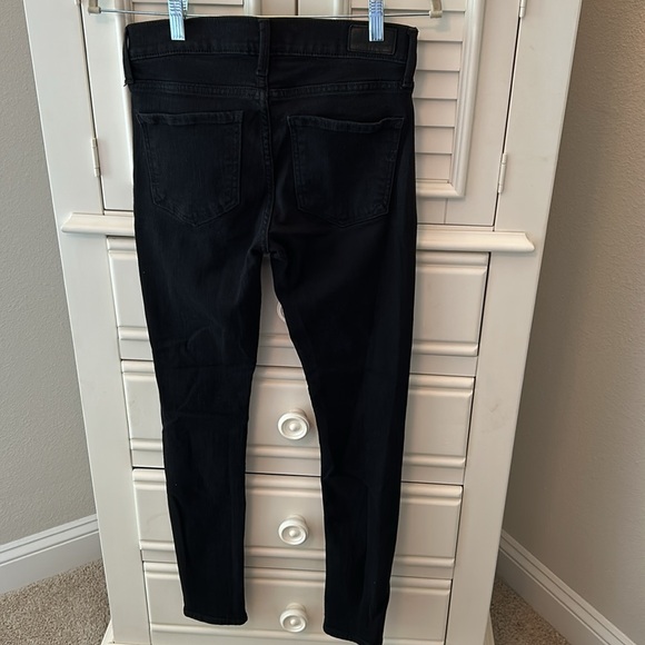 Express Stretch Black Jean Legging Mid Rise Size 4R - Picture 4 of 11